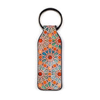 Orange Leather Keychain Zelig