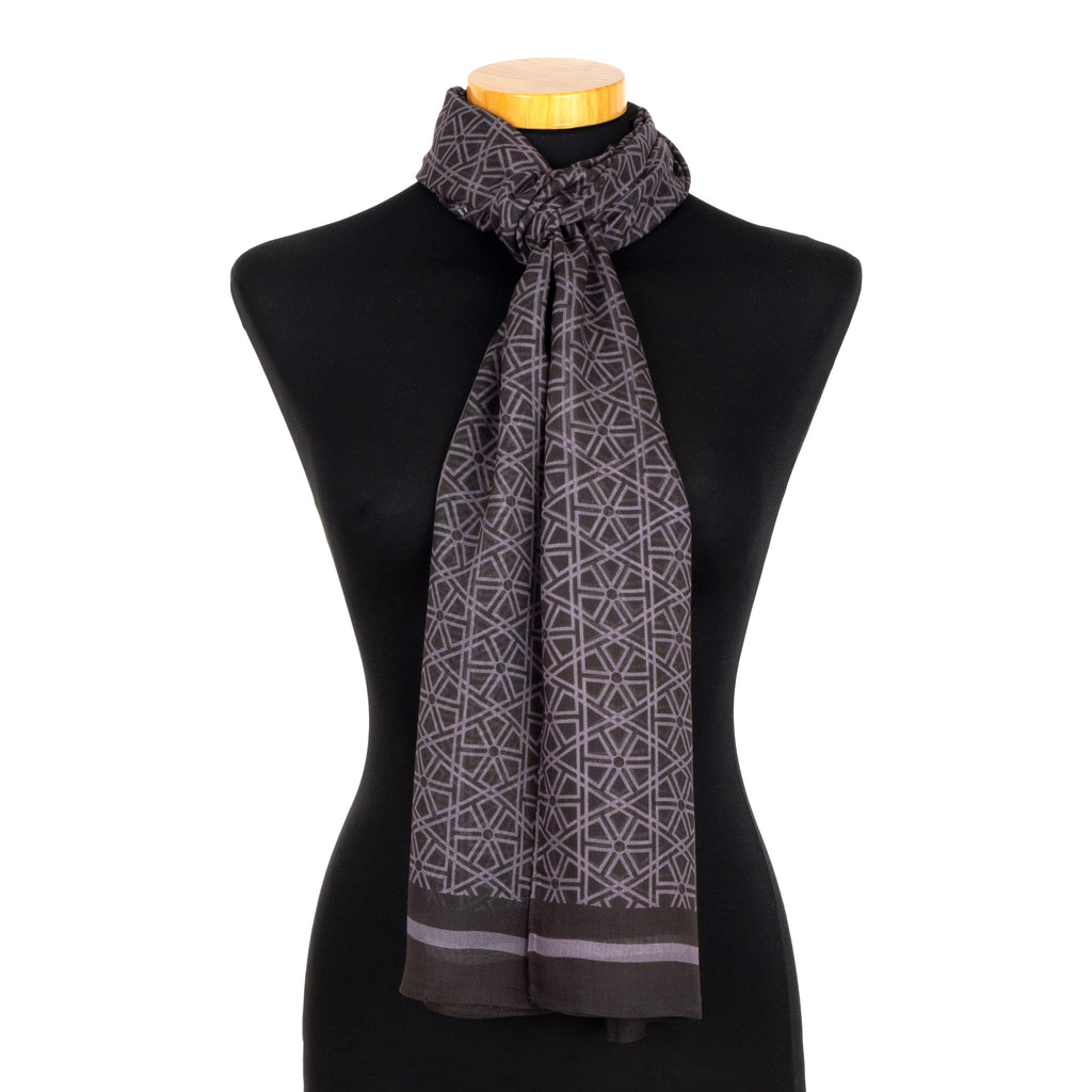 Black and Gray Scarf Taif v1