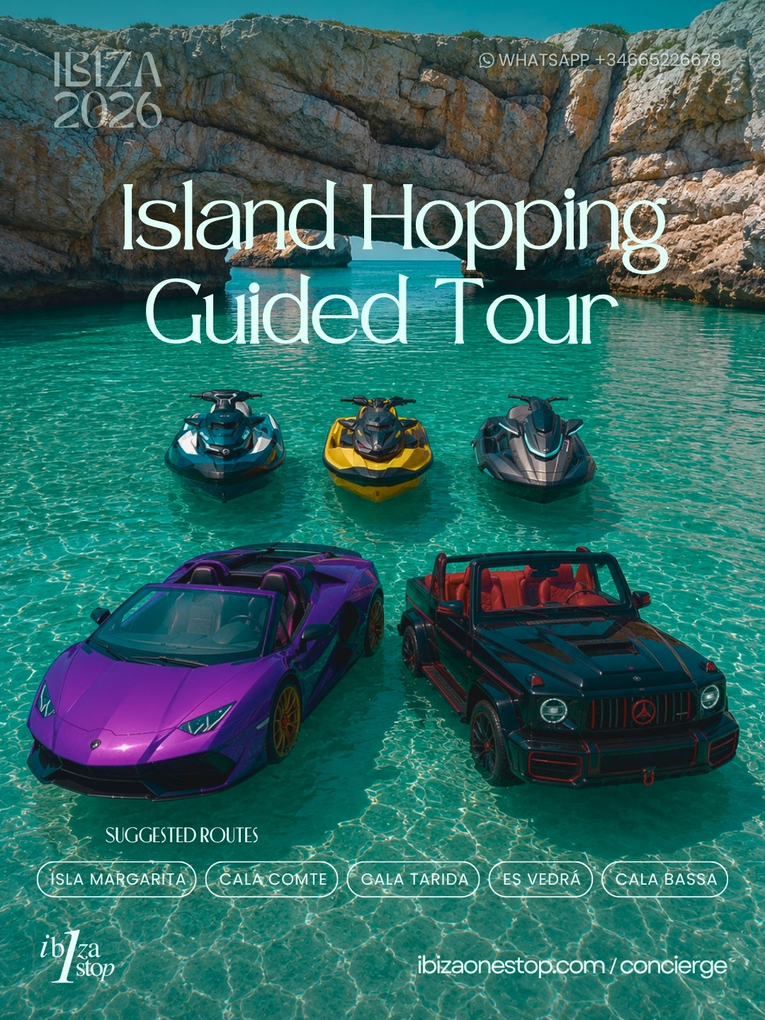Ibiza Island Hopping Guided Tour