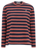 Jil Sander Striped Long-Sleeve T-Shirt — Navy