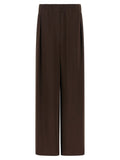Jil Sander Fluid Viscose Trousers — Brown
