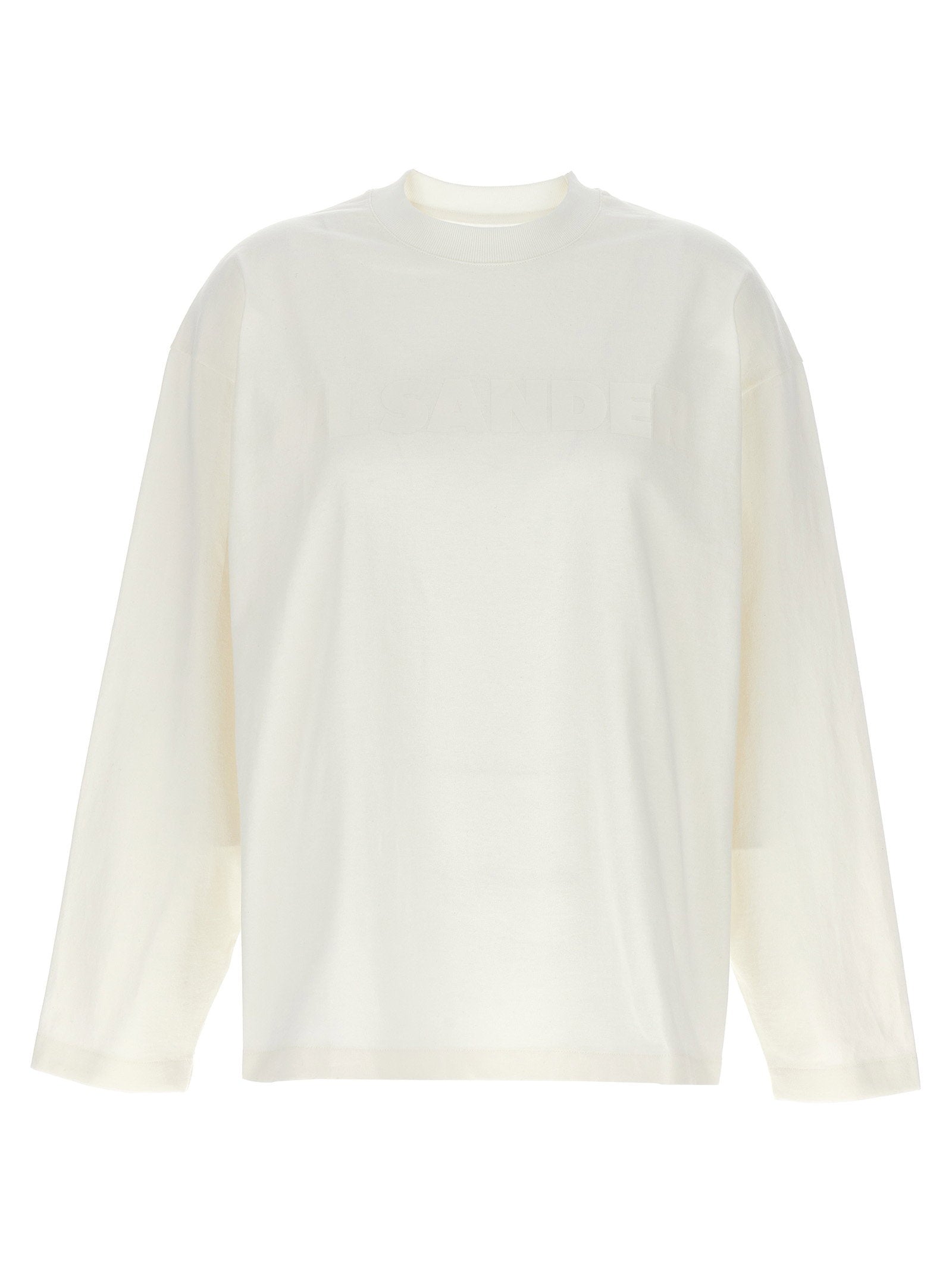 Jil Sander Logo-Print Cotton T-shirt — White