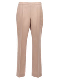 Jil Sander Wool Pleated Trousers — Beige