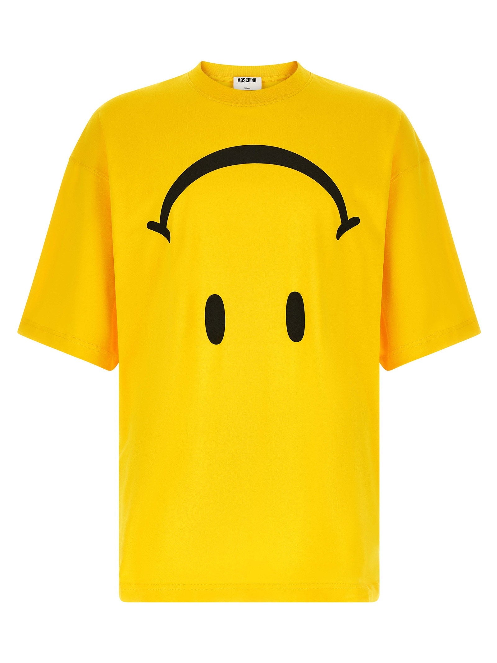 Moschino Smiley® Graphic T-shirt — Yellow