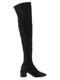 Jil Sander Stretch Nappa Leather Over-The-Knee Boot — Black