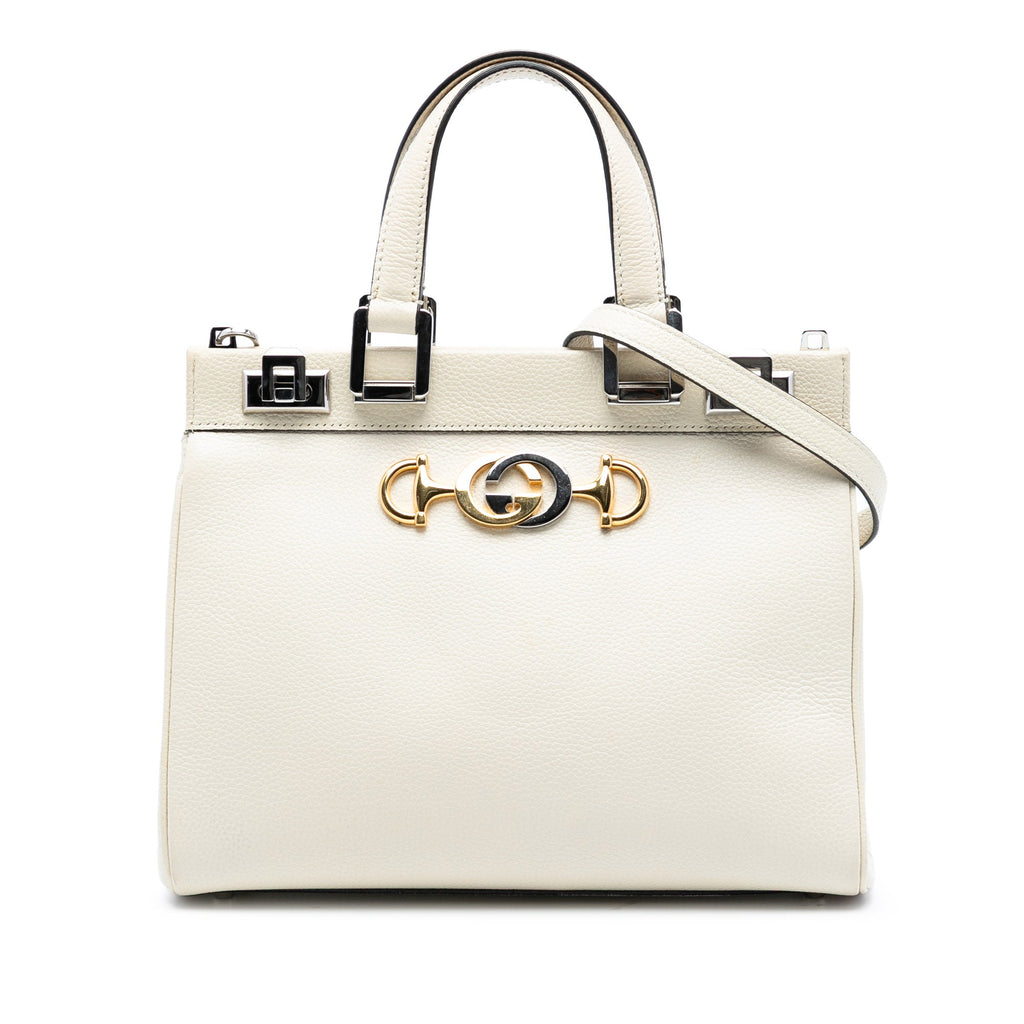 Small Grained Calfskin Zumi Top Handle Bag