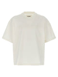 Jil Sander Logo Print T-Shirt — Cream
