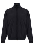 Jil Sander Wool High-Neck Jacket — Black