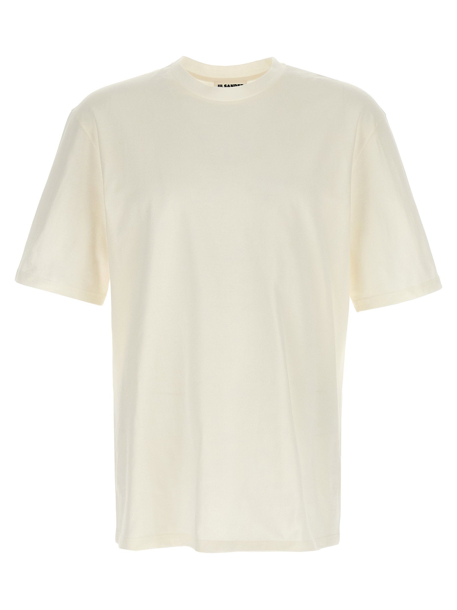 Jil Sander Cotton Jersey T-shirt — Cream
