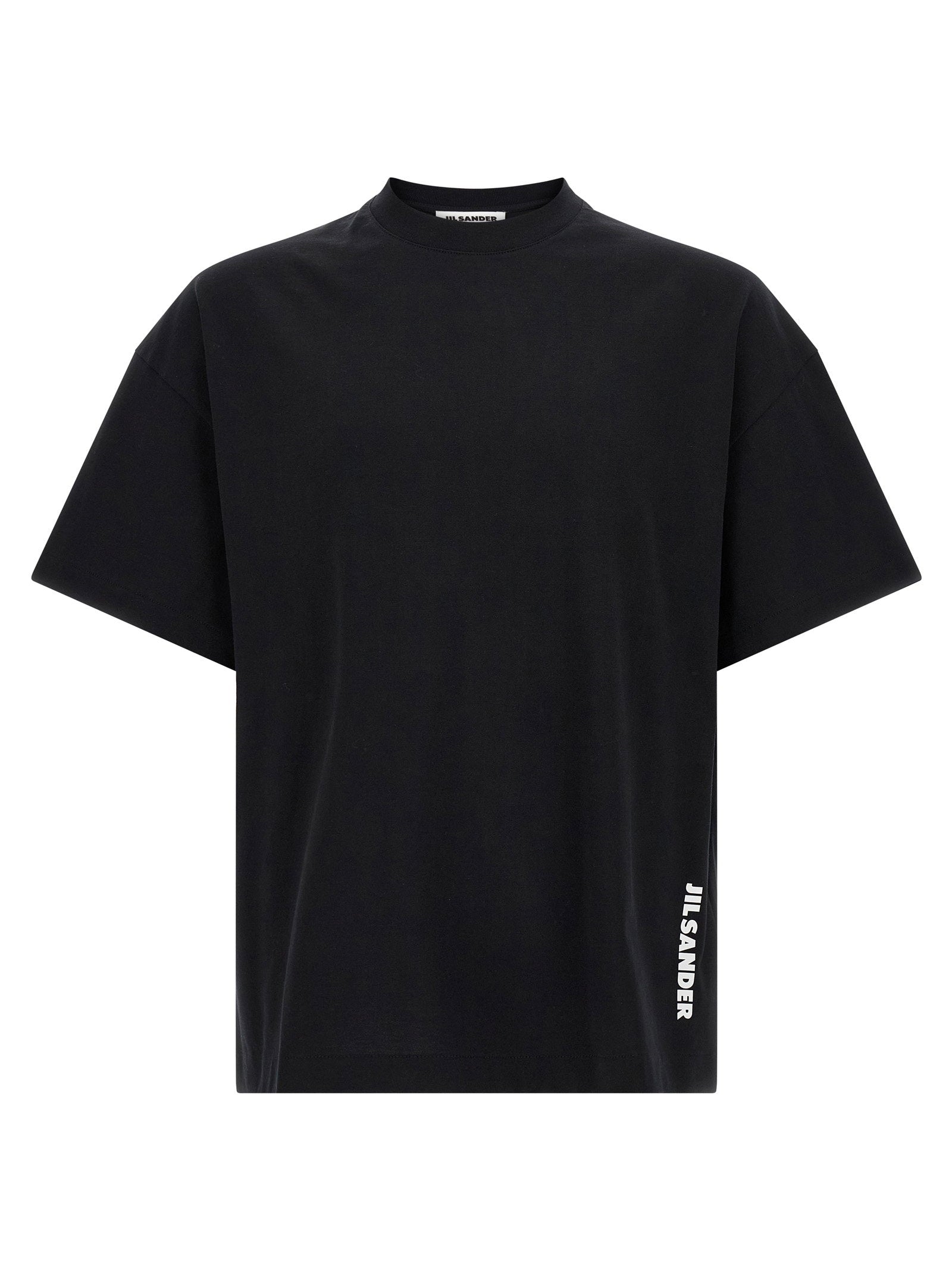 Jil Sander Logo Print T-Shirt — Black