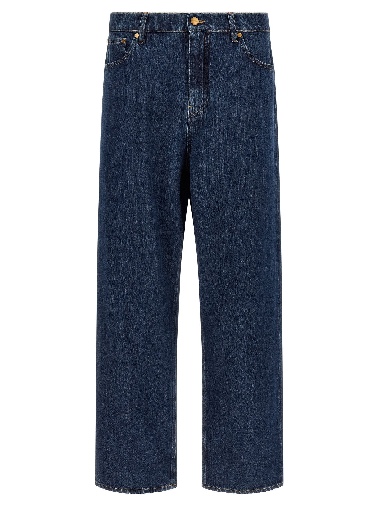 Jil Sander Straight-Leg Cotton Denim Jeans — Indigo