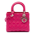 Medium Lambskin Cannage Lady Dior