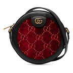 GG Marmont Velvet Round Crossbody