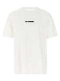 Jil Sander Logo-Embroidered T-shirt — White