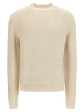 Jil Sander Alpaca Wool Blend Sweater — Cream