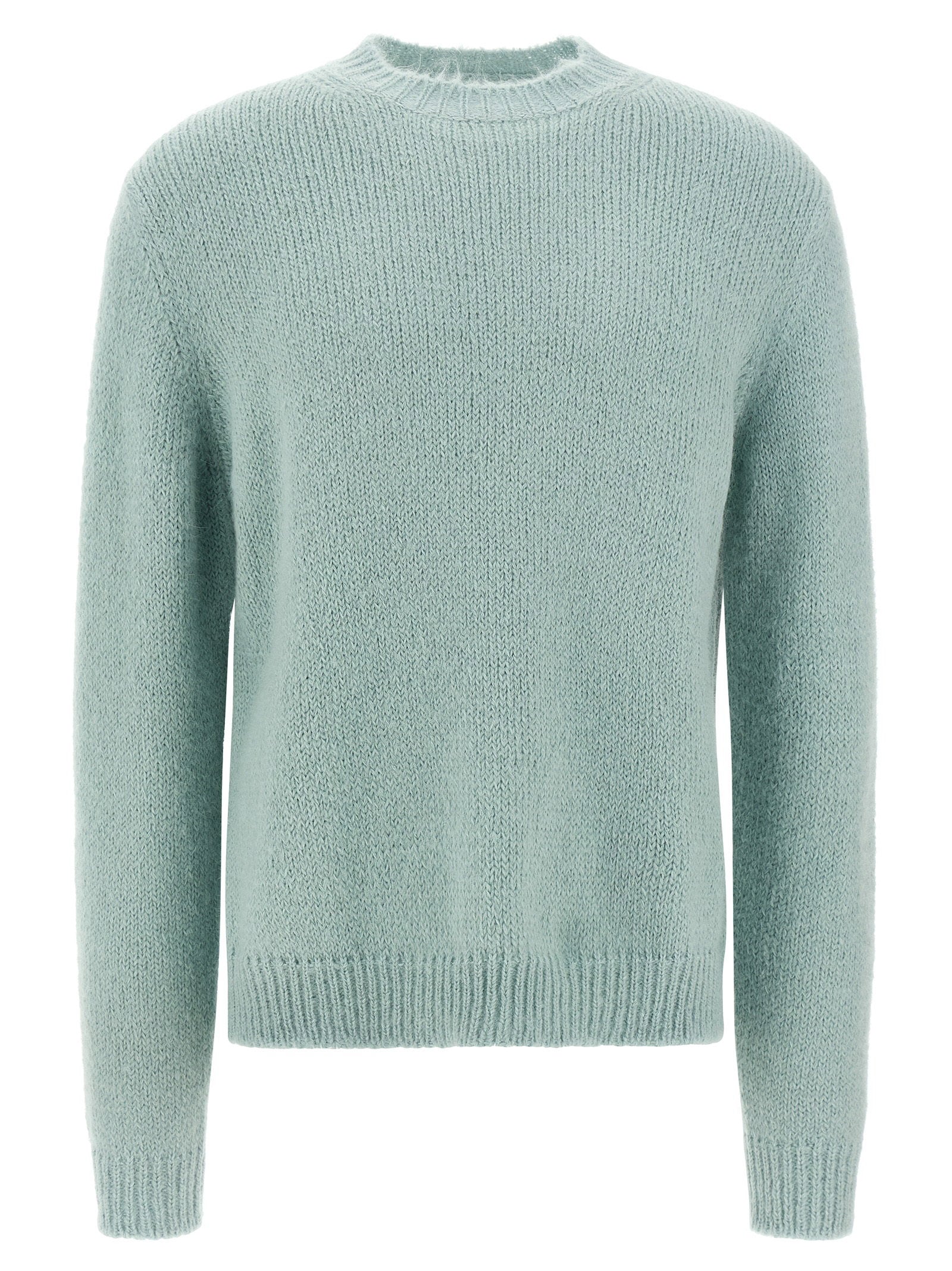 Jil Sander Alpaca Wool Blend Sweater — Sage