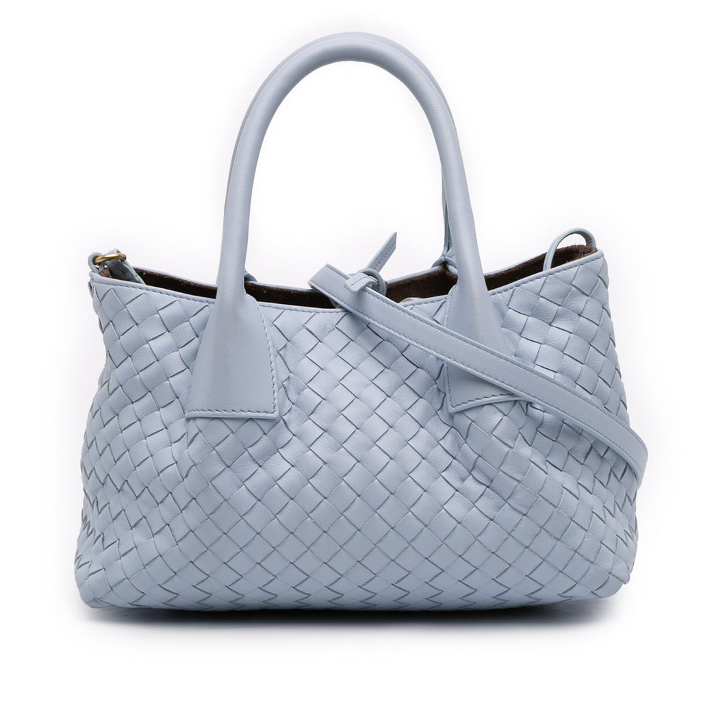 Small Calfskin Intrecciato Pinacoteca Tote