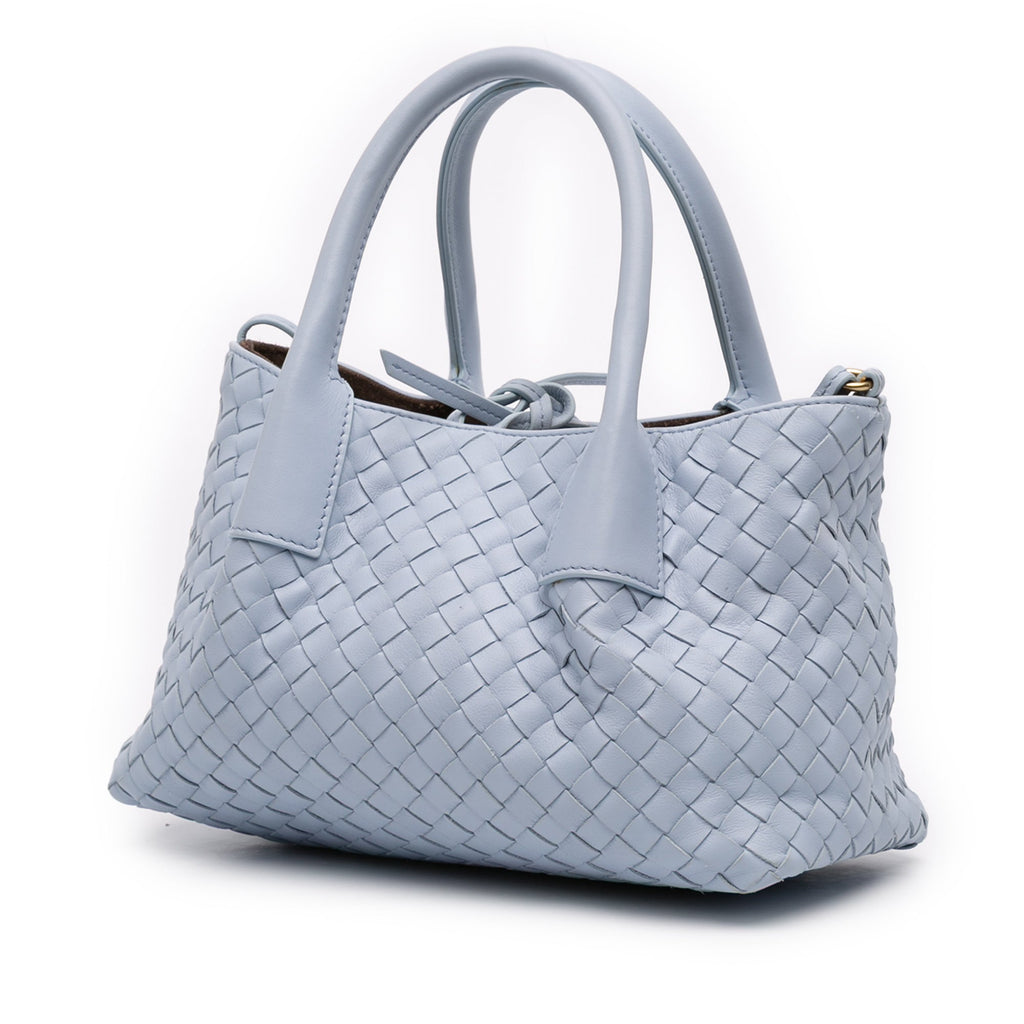 Small Calfskin Intrecciato Pinacoteca Tote
