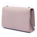 Medium Croc Embossed Leather Kate Tassel Crossbody