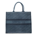 Large Oblique Denim Book Tote