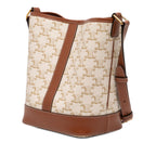 Small Triomphe Coated Canvas Bucket Bag