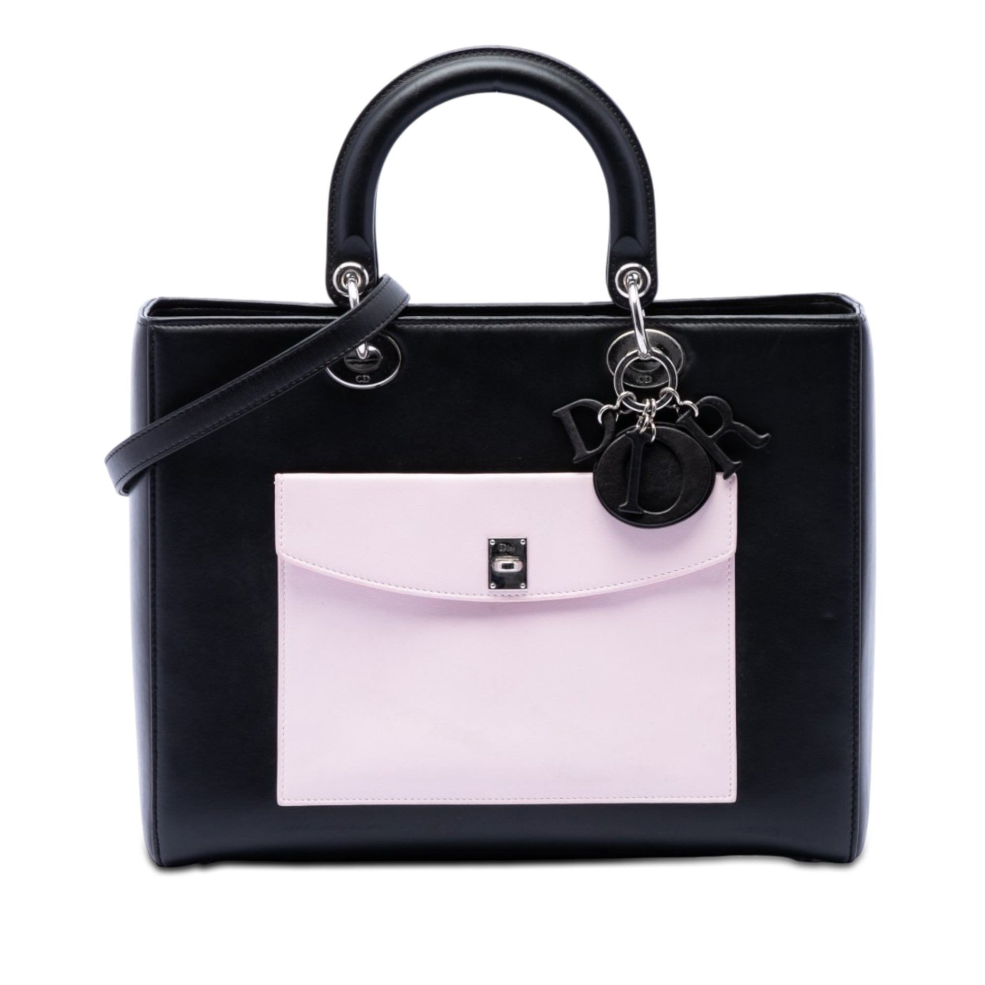 Large Calfskin Pocket Tote Lady Dior