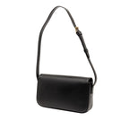 Shiny Calfskin Triomphe Claude Shoulder Bag