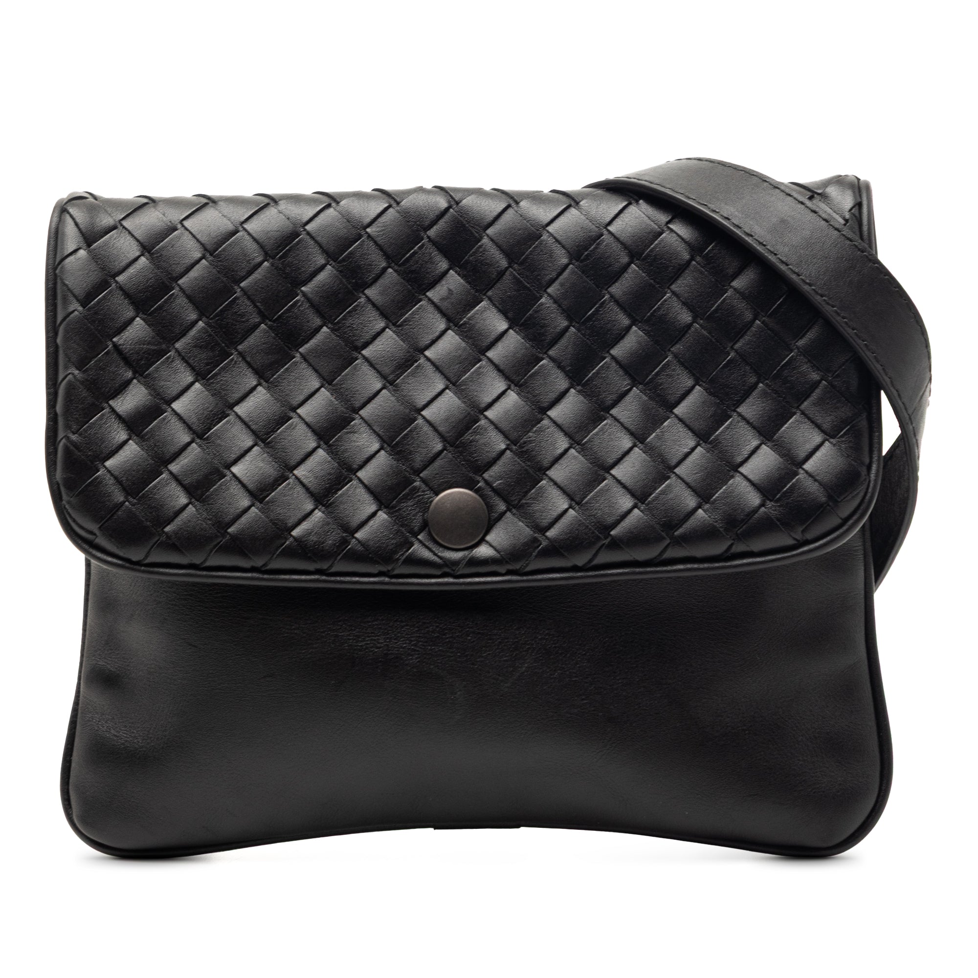 Intrecciato Trimmed Nappa Crossbody