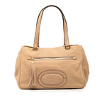 Nubuck Anagram Madrid Fringe Shoulder Bag