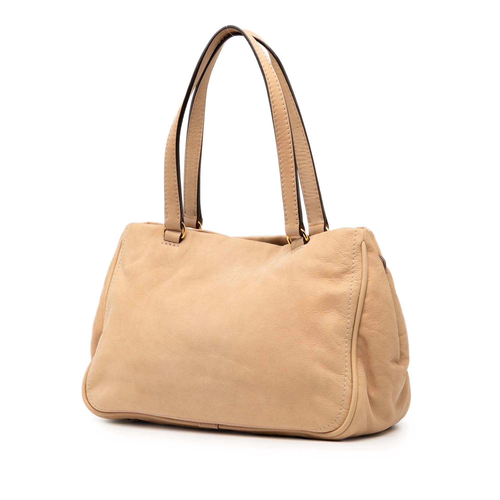 Nubuck Anagram Madrid Fringe Shoulder Bag