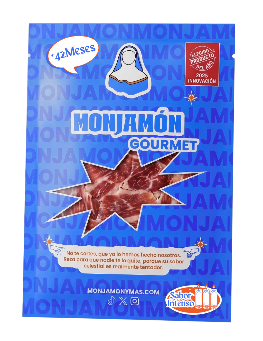 Sobre 80gr Jamón de Bellota 100% Ibérico +42 Meses |  a Cuchillo