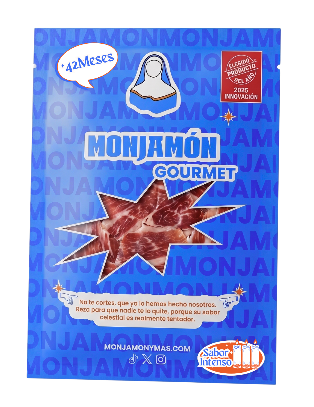 Sobre 80gr Jamón de Bellota 100% Ibérico +42 Meses |  a Cuchillo