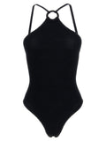Hunza G Jasmine One-Piece Swimsuit — Black