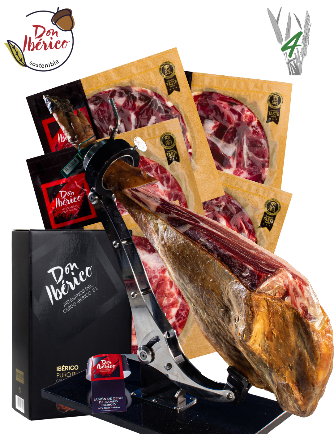 Jamón de Cebo de Campo Ibérico (50% Raza Ibérica)