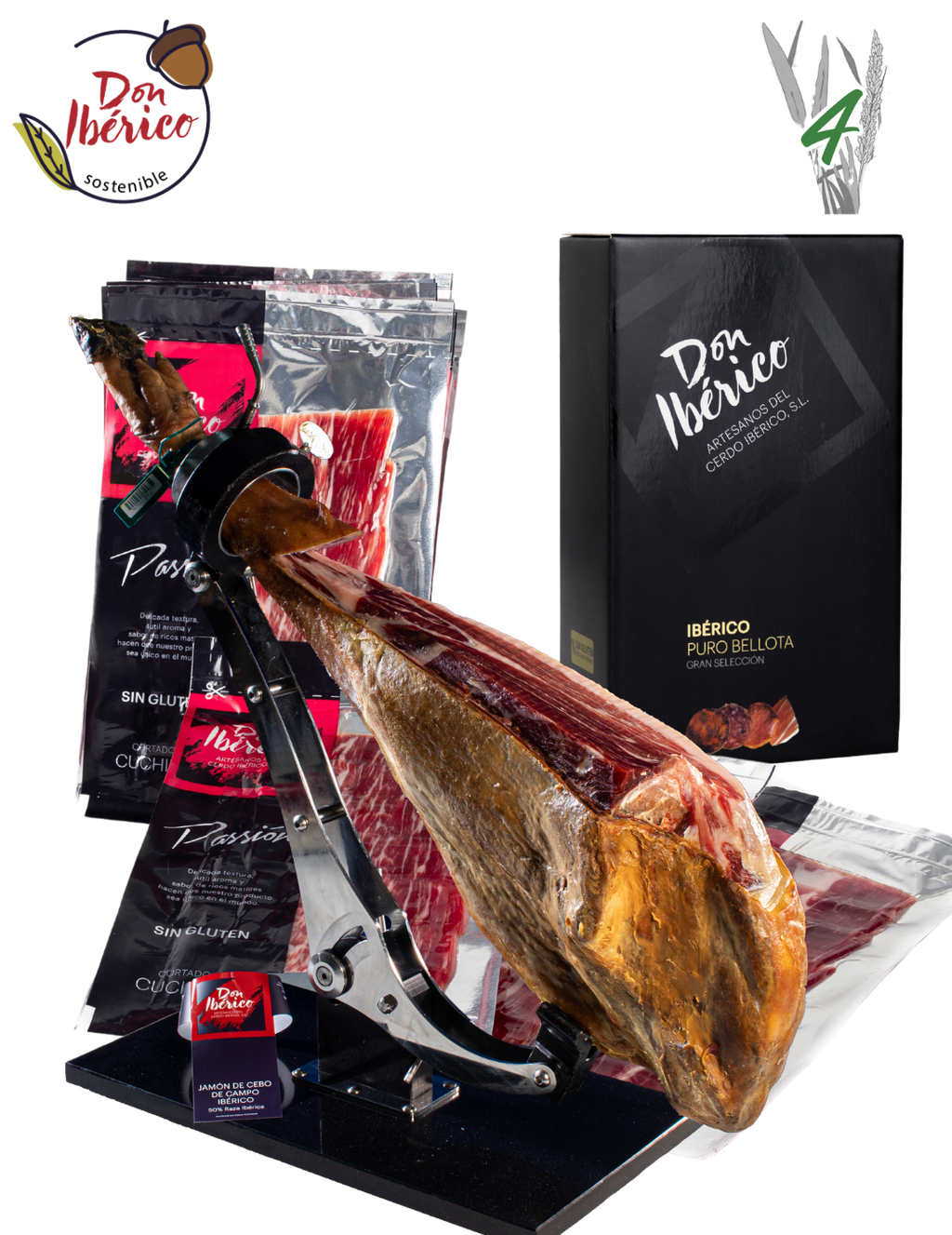 Jamón de Cebo de Campo Ibérico (50% Raza Ibérica)