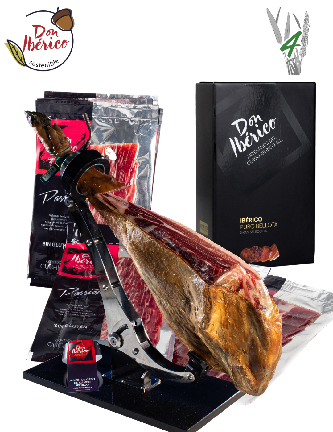 Jamón de Cebo de Campo Ibérico (50% Raza Ibérica)