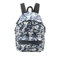 Canvas Hibiscus Flower City Backpack