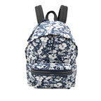 Canvas Hibiscus Flower City Backpack