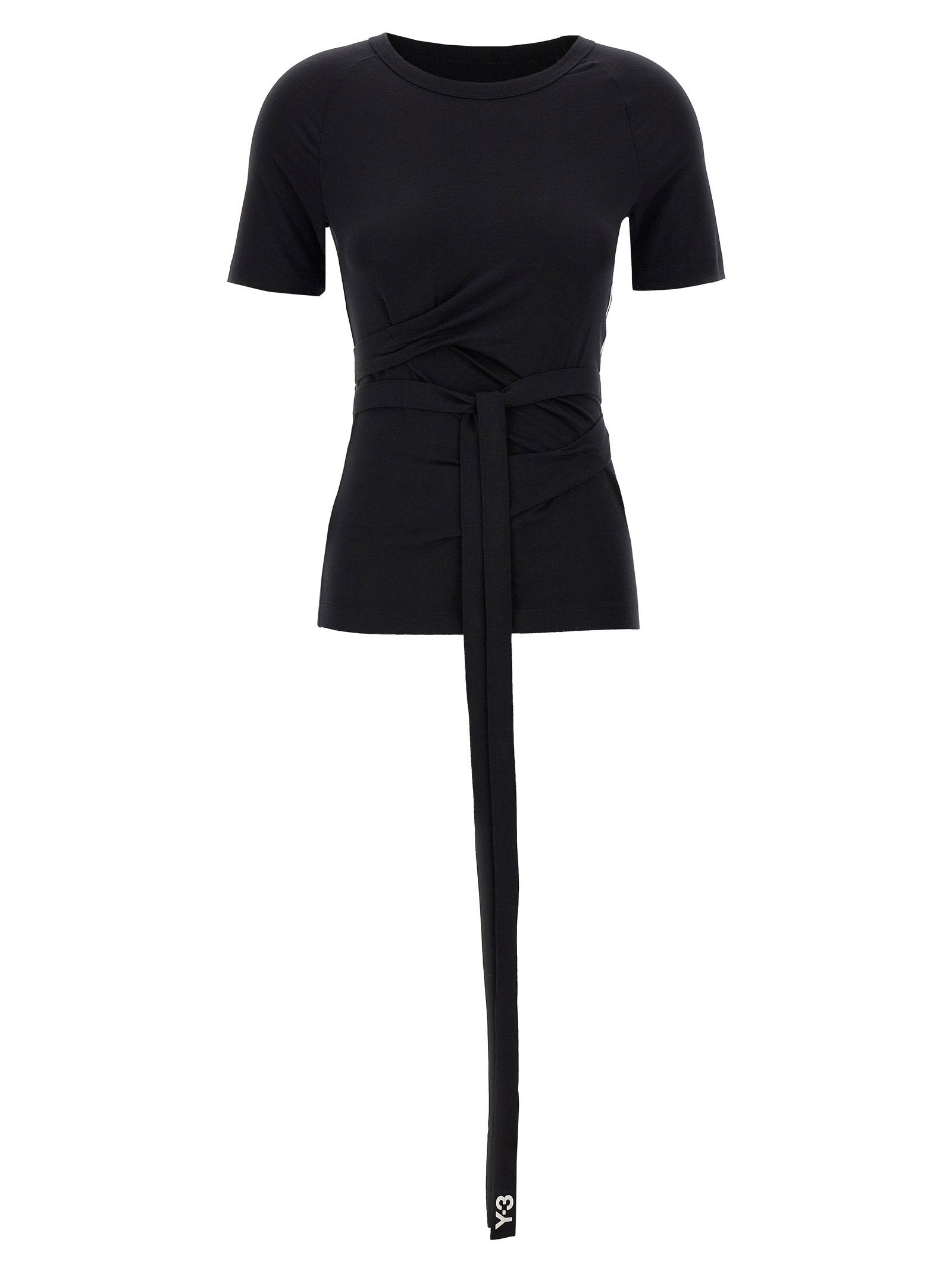 Y-3 Stretch Lyocell T-Shirt — Black