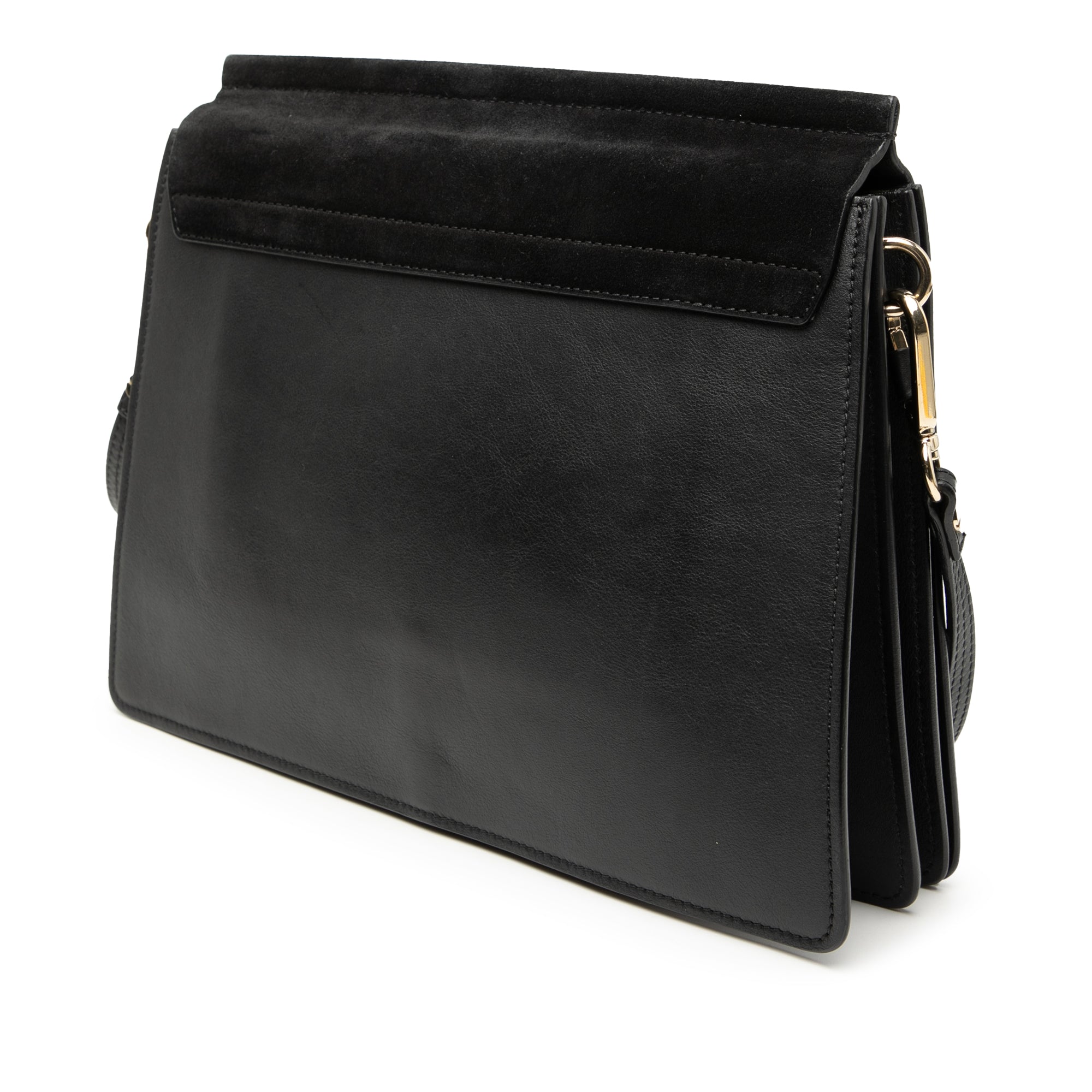Medium Calfskin and Suede Faye Crossbody