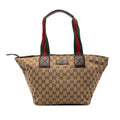 GG Canvas Web Tote