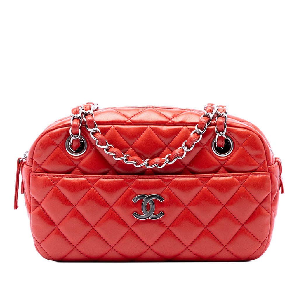 Quilted Lambskin Camera Bag