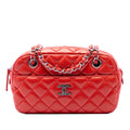 Quilted Lambskin Camera Bag