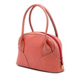 Textured Calfskin Top Handle Bag
