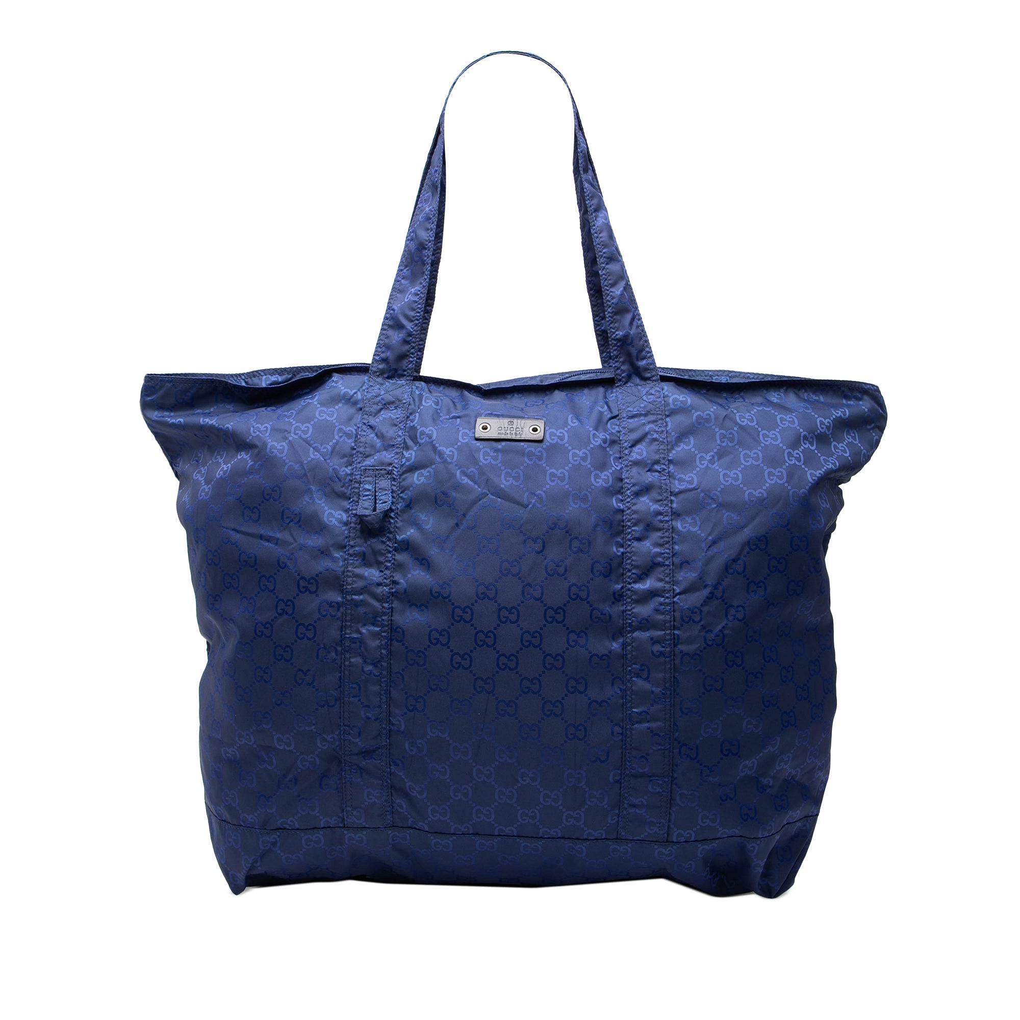 GG Nylon Teddy Bear Folding Tote