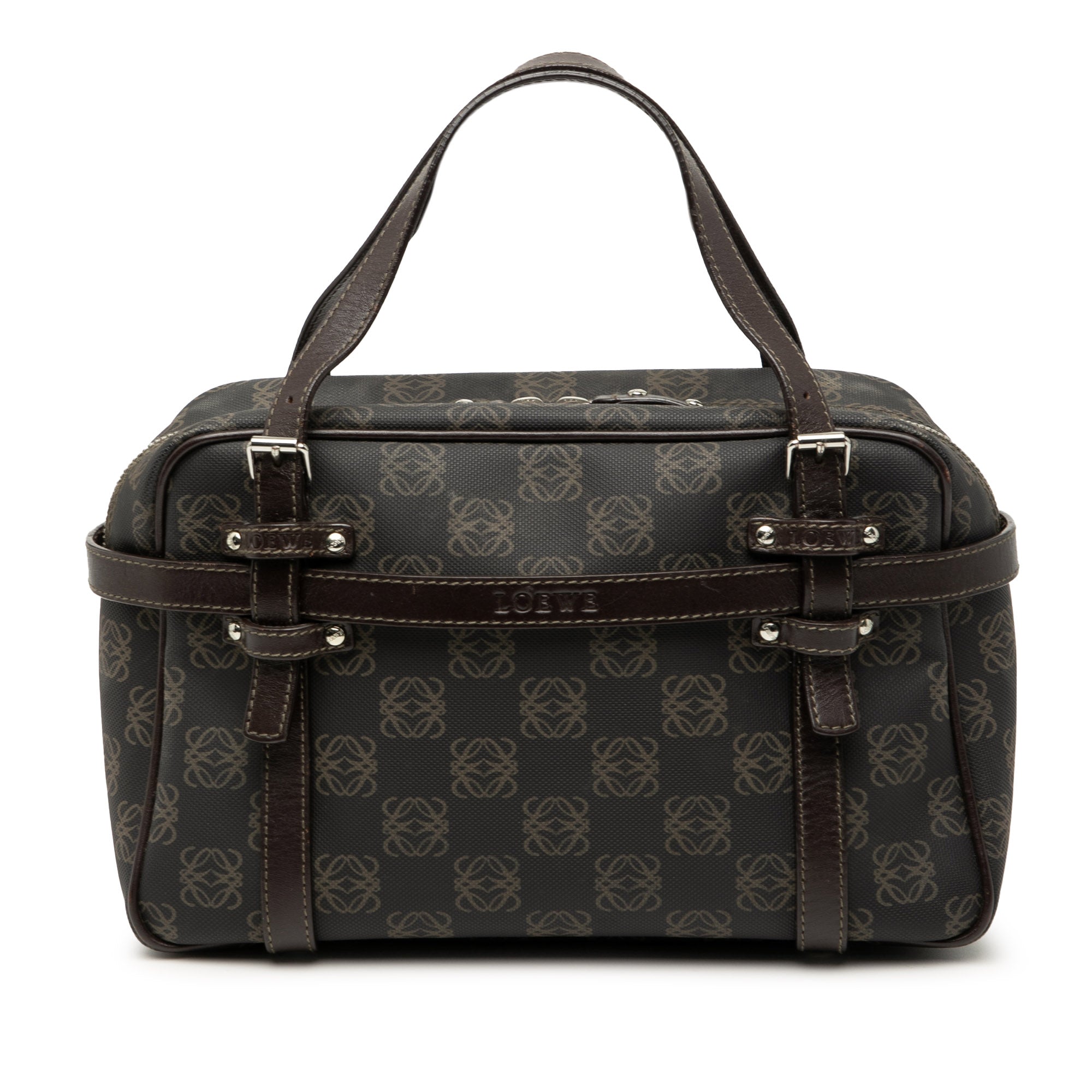 Anagram Coated Canvas Handbag
