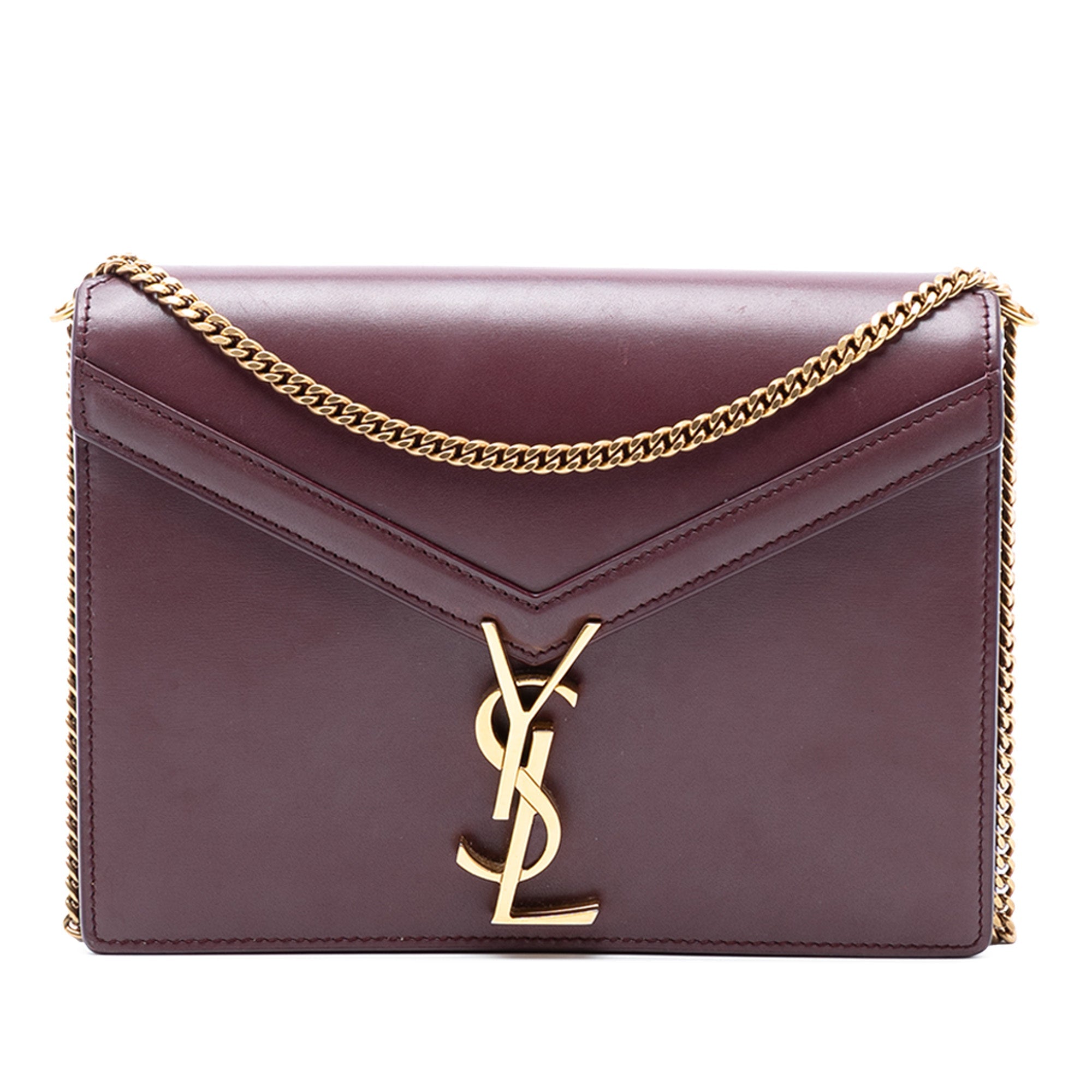 Smooth Calfskin Monogram Cassandra Clasp Bag