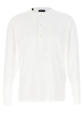 Tom Ford Ribbed Cotton T-Shirt — White
