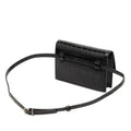 Croc Embossed Leather Sharp Belt Bag XS