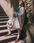 Moonlit Pearl Sherwani Set By KYNAH, Luxury Indian Fashion & Bridal Wear